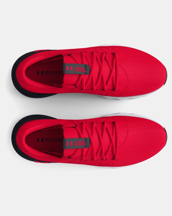 Men's UA Charged Vantage 2 Running Shoes in Red image number 2